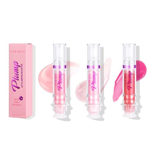 Keiko Plump Serum, Keiko Lip Plumper, Keiko Lip Gloss, Aufpolsterndes Lippenöl Mit Chili-Extrakt, Langanhaltendes, Natürlich Feuchtigkeitsspendendes Und Nährendes Lip Glow-Öl Für Frauen (01#02#03#) von DUTUX