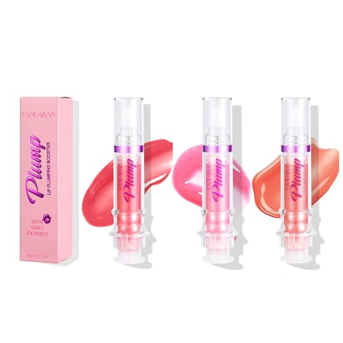 Keiko Plump Serum, Keiko Lip Plumper, Keiko Lip Gloss, Aufpolsterndes Lippenöl Mit Chili-Extrakt, Langanhaltendes, Natürlich Feuchtigkeitsspendendes Und Nährendes Lip Glow-Öl Für Frauen (04#05#06#) von DUTUX