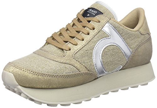 DUUO Damen Prisa Hight Sneaker, vergoldet Gold, 36 EU von DUUO