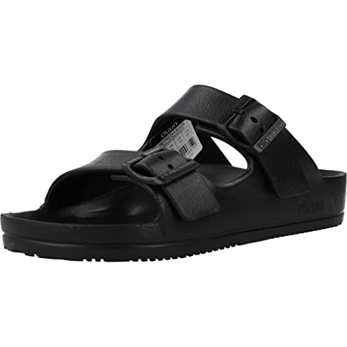 DUUO EVA-Sandalen im Block-Stil, Schwarz, Schwarz , 44 EU von DUUO