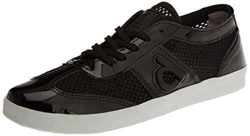 DUUO Mädchen Emma Sneaker, Schwarzes Lackleder von DUUO