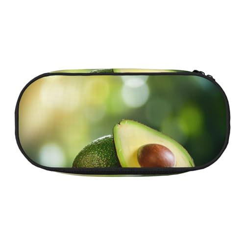 DUWAA Multifunktionales Federmäppchen mit Avocado-Fruit3-Druck, tragbares Federmäppchen, leichtes Federmäppchen von DUWAA