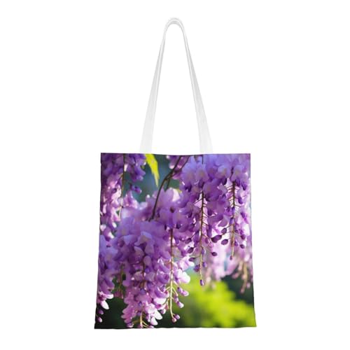 Wisteria Flowers with Dreamy Colors3 print Women Tote Bag Casual Tote's Handbag Large Capacity Shoulder Bag for Work Beach Travel Wisteria Flowers with Dreamy Colors3 print Women Tote Bag Casual Tote's Handbag Large Capacity Shoulder Bag for Work Beach Travel von DUWAA