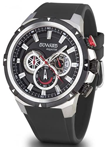 Duward aquastar Monaco Herren Uhr analog Automatik mit Silikon Armband D85532.02 von Duward