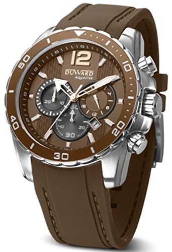 Duward aquastar Rate Herren Uhr analog Automatik mit Silikon Armband D85518.00 von Duward