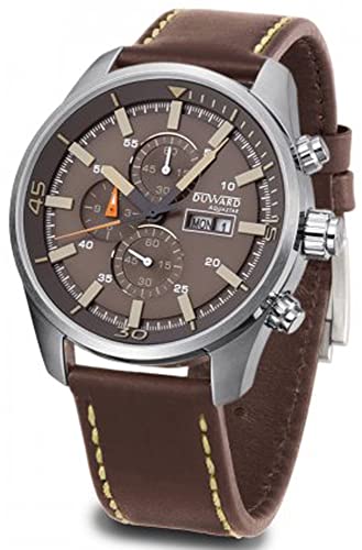 Duward aquastar hockenheim Herren Uhr analog Automatik mit Leder Armband D85527.00 von Duward