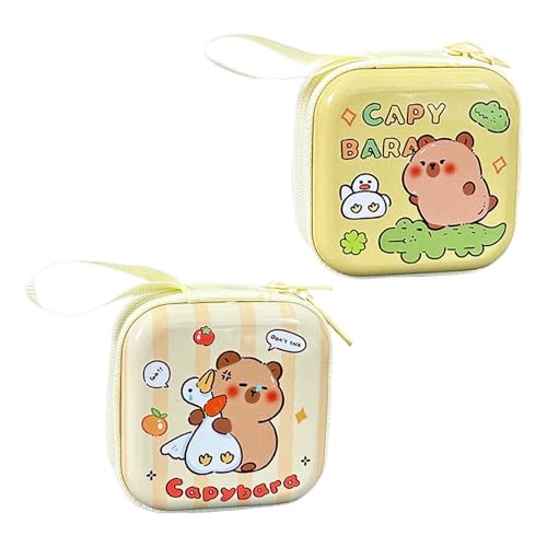 2 STÜCK Capybara GeldböRse DUYAZHENLAODA Capybara Münzbörse Cartoon Tier Kleine Geldbörse Niedliche Münztasche mit Reißverschluss Geldbörsen-Organizer Kopfhörertasche Schlüsseltasche Münzen Kreditkart 2 STÜCK Capybara GeldböRse DUYAZHENLAODA Capybara Münzbörse Cartoon Tier Kleine Geldbörse Niedliche Münztasche mit Reißverschluss Geldbörsen-Organizer Kopfhörertasche Schlüsseltasche Münzen Kreditkart von DUYAZHENLAODA