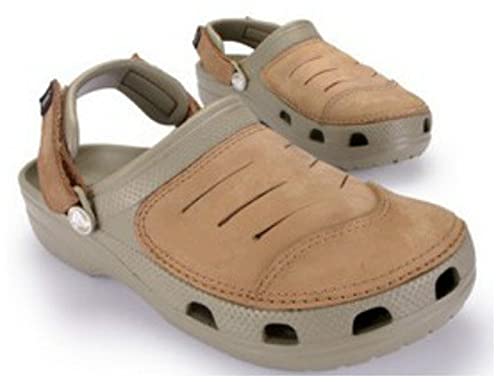 Hausschuhe Damen Männer Clogs Sandalen Casual Sommer Schuhe Slipper Männer Freizeit Flip Flops Männer Kuh Leder Sandalen Licht Strand Schuhe Yukon Sport Hausschuhe Herren ( Color : Khaki , Size : 42 ) von DUnLap