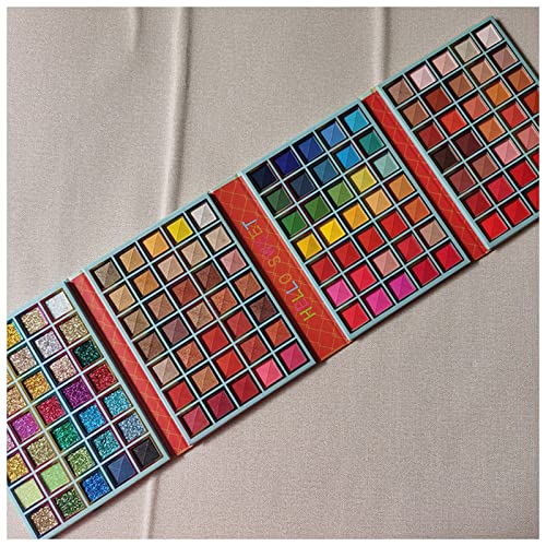 Qing beauty palette 72/140 farben farbenfalle make-up schimmern glitter lid schatten palette wasserdicht asting matte lidschadow pulver make-up palette Make up palette (Size : A) von DUnLap