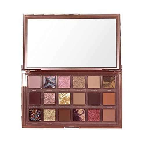 Qing beauty palette Makeup Metall Matte Lidschatten Makeup Pinsel 18 Farbe Schimmer Pigmentierte Lidschattenpalette Make up palette von DUnLap