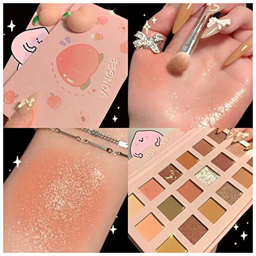 Qing beauty palette Netter Pfirsich 18 Farbe Lidschatten-Palette Augen Make-up-Palette Niedliche Make-up-Eyeschadow-Kit Schönheit Augen-Make-up dauerhafter wasserdicht Make up palette Qing beauty palette Netter Pfirsich 18 Farbe Lidschatten-Palette Augen Make-up-Palette Niedliche Make-up-Eyeschadow-Kit Schönheit Augen-Make-up dauerhafter wasserdicht Make up palette von DUnLap