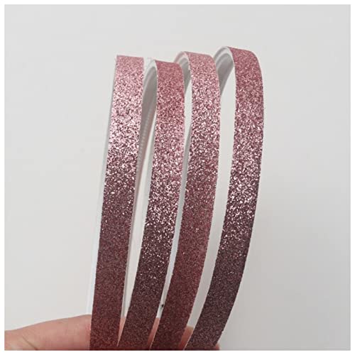 Stirnband Damen 4 STÜCK Mädchen Glitter Haarbänder Stirnbänder Haarschmuck Zähne Haarbänder Gesichtswaschstirnband (Size : Han Pink) von DUnLap