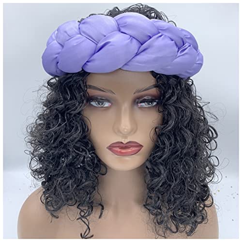 Stirnband Damen Mode Candy Color Braids Stirnbänder for Frauen Elastische Haarbänder Damen Turban Weibliche Headwear Zubehör Bandage Bandana Gesichtswaschstirnband (Size : 12) von DUnLap