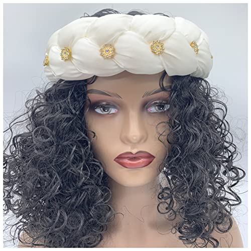 Stirnband Damen Mode Candy Color Braids Stirnbänder for Frauen Elastische Haarbänder Damen Turban Weibliche Headwear Zubehör Bandage Bandana Gesichtswaschstirnband (Size : 30) von DUnLap