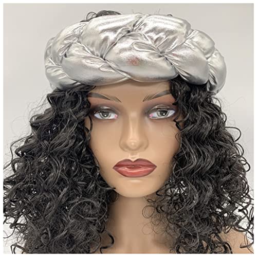 Stirnband Damen Mode Candy Color Braids Stirnbänder for Frauen Elastische Haarbänder Damen Turban Weibliche Headwear Zubehör Bandage Bandana Gesichtswaschstirnband (Size : H) von DUnLap