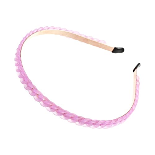 Stirnband Damen Mode Goldketten Hair Bands Reifen for Frauen Stirnband Haarband Mädchen Haarschmuck Elegante schicke Haarverzierung Gesichtswaschstirnband (Size : 37F) von DUnLap