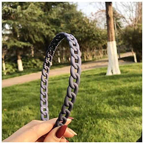 Stirnband Damen Mode Haare Kopf Reifenband Sport Stirnband Haarband Stirnbänder for Frauen Süßigkeiten Farben Lünette for Haare Mädchen Haarschmuck Gesichtswaschstirnband (Size : Navy Blue) von DUnLap