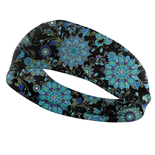 Stirnband Damen Sommer frauen haarbands gedruckt yoga sport sport waschen das Gesicht stirnband sonnenblume elastizität modische haare stirnbänder for frau Gesichtswaschstirnband (Size : TD02-4) von DUnLap