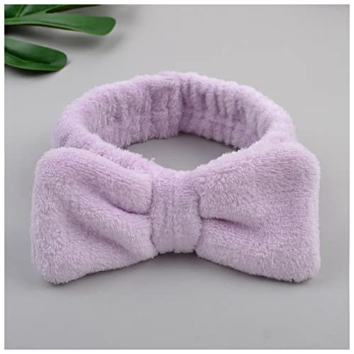 Stirnband Damen Weiche Stirnband Hairband Elastische Haarband for Frauen Mädchen Waschgesicht Turban Headwear Haarschmuck Gesichtswaschstirnband (Size : 7) von DUnLap