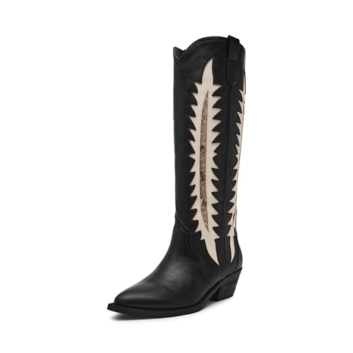 DV Dolce Vita Damen Kresly Mode-Stiefel, Schwarz Multi, 40 EU von DV Dolce Vita