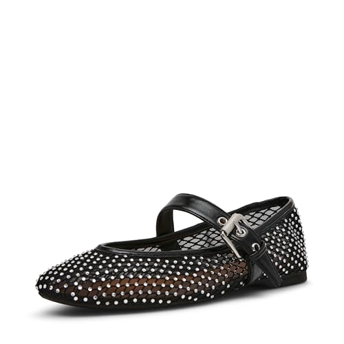 DV Dolce Vita Damen Mulaney R Ballerinas, Schwarz glänzend, 40 EU von DV Dolce Vita