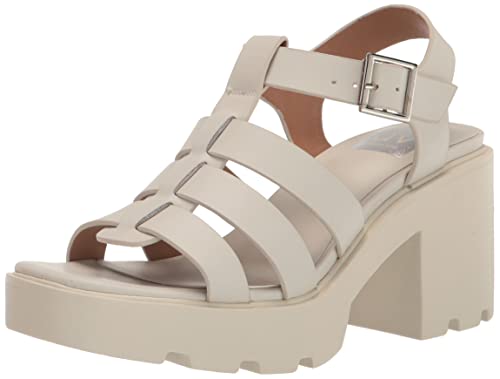 DV Dolce Vita Lindy Sandalen mit Absatz für Damen, Cremeweiß, 42 EU von DV Dolce Vita