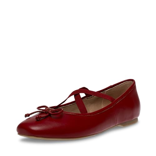DV Dolce Vita Maysa Ballerinas für Damen, Rot/Ausflug, einfarbig (Getaway Solids), 39 EU von DV Dolce Vita