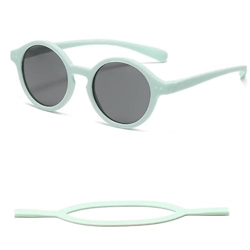 DVERFSWEV-GH Polarisierte Baby-Sonnenbrille mit Riemen, verstellbare UV400-Schutz-Sonnenbrille for neugeborene Jungen und Mädchen(S,C7) von DVERFSWEV-GH
