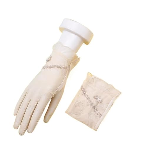 DVERFSWEV-GH UV-Schutzhandschuhe for Damen, for den Sommer, die Sonne, atmungsaktiv, for Autofahren, leichtes Reisedesign(02Skin_2pcs) von DVERFSWEV-GH