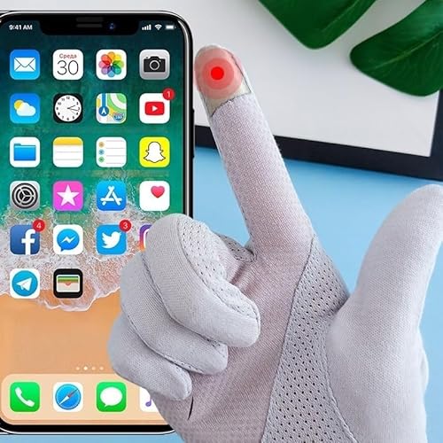 DVERFSWEV-GH UV-Schutzhandschuhe for Damen, for den Sommer, die Sonne, atmungsaktiv, for Autofahren, leichtes Reisedesign(Bean Paste) von DVERFSWEV-GH