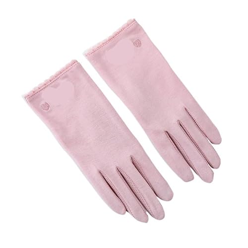 DVERFSWEV-GH UV-Schutzhandschuhe for Damen, for den Sommer, die Sonne, atmungsaktiv, for Autofahren, leichtes Reisedesign(Bean Paste) von DVERFSWEV-GH