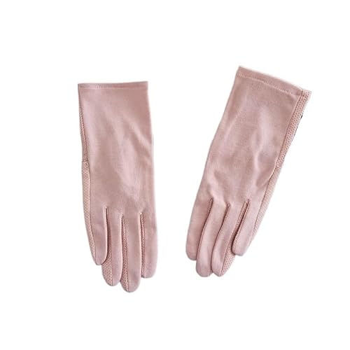 DVERFSWEV-GH UV-Schutzhandschuhe for Damen, for den Sommer, die Sonne, atmungsaktiv, for Autofahren, leichtes Reisedesign(Bean Paste_2PCS) von DVERFSWEV-GH