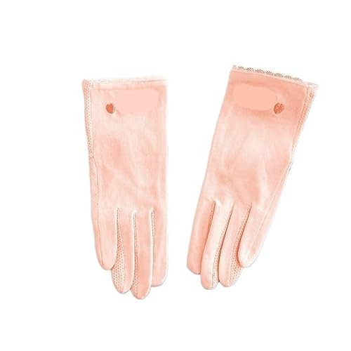 DVERFSWEV-GH UV-Schutzhandschuhe for Damen, for den Sommer, die Sonne, atmungsaktiv, for Autofahren, leichtes Reisedesign(Light Pink) von DVERFSWEV-GH