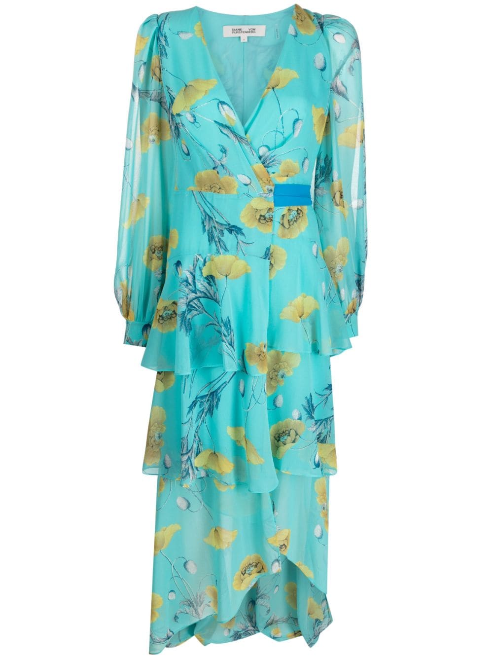 DVF Diane von Furstenberg Silvia Kleid - Blau von DVF Diane von Furstenberg