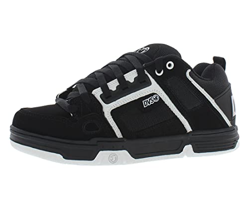 DVS SHOES Herren Comanche Sneaker, Noir (Black White Nubuck), 46 EU von DVS