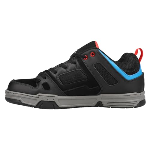 DVS Gambol Skate-Schuh für Herren, Schwarz, feurig, rot, blau, 48 EU von DVS