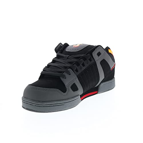 DVS Herren Celsius Skateschuh Anthrazit Schwarz Rot Nubuk, Anthrazit Schwarz Rot, 44 EU von DVS