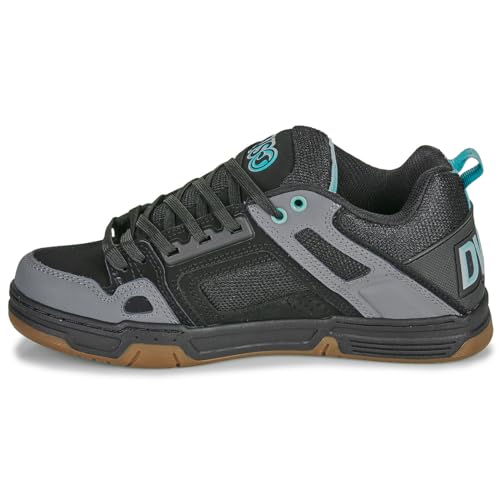 DVS Herren Comanche Sneaker, Black Turquoise Gummi Nubuk, 42 EU von DVS