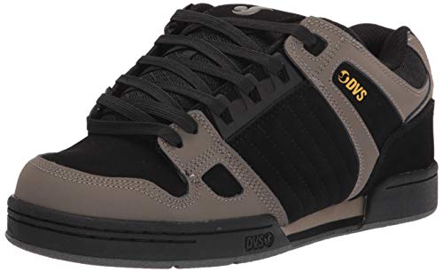 DVS Men's Celsius Black Brindle Yellow Low Top Sneaker Shoes-7 von DVS