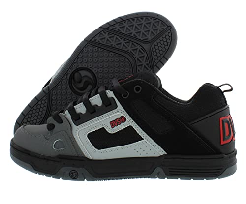 DVS Men's Comanche Black Gray Red Low Top Sneaker Shoes 10 von DVS