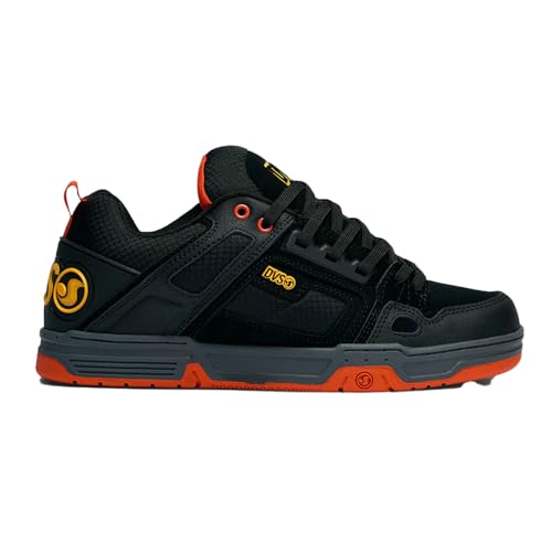 DVS Men's Comanche Black Yellow Red Low Top Sneaker Shoes 10.5 von DVS