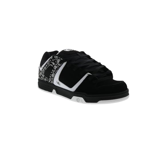 DVS Men's Remix Black/White/Print Low Top Sneaker Shoes 10.5 von DVS