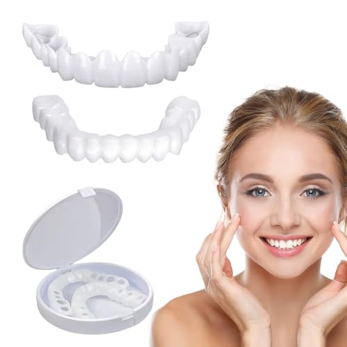 DWFEYOI 1 Paare Lächeln Zähne Furniere, Komfort Sofortige Kosmetische Veneers Zähne Oben und Unten für Männer Frauen Zahnaufhellung Schlechte Zähne abdecken,smile zahnersatz DWFEYOI 1 Paare Lächeln Zähne Furniere, Komfort Sofortige Kosmetische Veneers Zähne Oben und Unten für Männer Frauen Zahnaufhellung Schlechte Zähne abdecken,smile zahnersatz von DWFEYOI