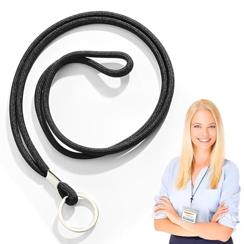 DWFEYOI Schlüsselband, Nylon Lanyards mit karabiner, Schlüsselbänder Umhängebänder mit Drehbarem Metallclip Abnehmbare Neck Lanyard Langes Handgelenk Paracord Schlüsselanhänger,schlüsselband pink von DWFEYOI