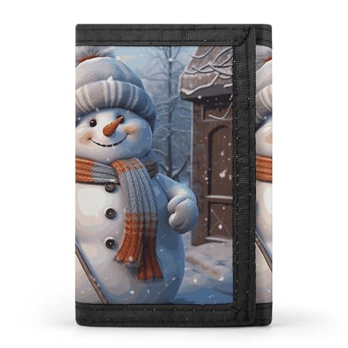 DWTJKMS Hardworking Snowman Wallet Minimalist Mens Slim Trifold Wallets Modern Fashion Wallets Anti-Theft Wallet Holds Cards And Cash DWTJKMS Hardworking Snowman Wallet Minimalist Mens Slim Trifold Wallets Modern Fashion Wallets Anti-Theft Wallet Holds Cards And Cash von DWTJKMS
