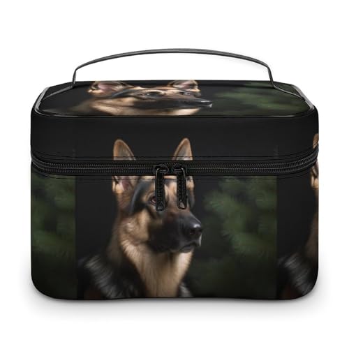 DWTJKMS Make-up-Tasche, Kosmetiktasche, Kosmetiktasche, groß, tragbar, für Damen, Reise-Kulturbeutel mit Griff und Trennwand DWTJKMS Make-up-Tasche, Kosmetiktasche, Kosmetiktasche, groß, tragbar, für Damen, Reise-Kulturbeutel mit Griff und Trennwand von DWTJKMS