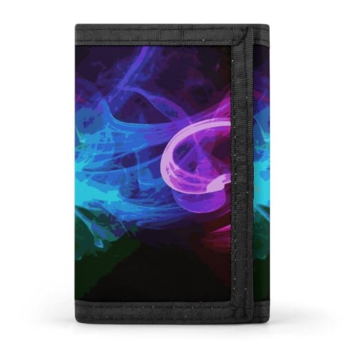 DWTJKMS Rainbow Smoke Geldbörse, minimalistisch, schmal, dreifach gefaltet, modern, modisch, Anti-Diebstahl-Geldbörse, für Karten und Bargeld DWTJKMS Rainbow Smoke Geldbörse, minimalistisch, schmal, dreifach gefaltet, modern, modisch, Anti-Diebstahl-Geldbörse, für Karten und Bargeld von DWTJKMS