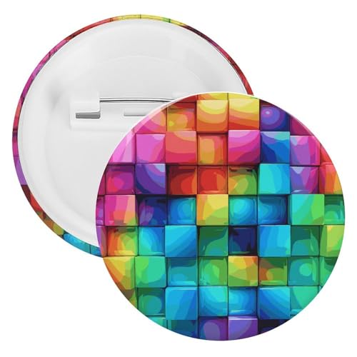 Regenbogenfarbene, karierte Weißblech-Brosche, groß, geeignet für Lehrer, Krankenschwestern, Ärzte, Mitarbeiter, Party-Geschenkzubehör, 12PCS, Kunststoff, Kunststoff Regenbogenfarbene, karierte Weißblech-Brosche, groß, geeignet für Lehrer, Krankenschwestern, Ärzte, Mitarbeiter, Party-Geschenkzubehör, 12PCS, Kunststoff, Kunststoff von DWTJKMS