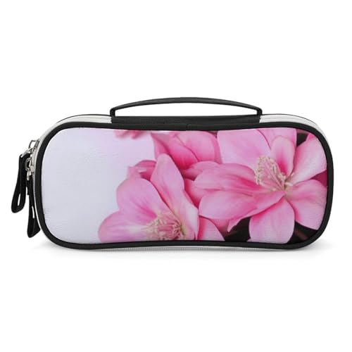 DWVSFJM Federmäppchen aus PU-Leder, wasserdicht, tragbar, Make-up-Tasche mit Reißverschluss, schöne Blumen, Federmäppchen für Bürobedarf, Make-up-Tasche DWVSFJM Federmäppchen aus PU-Leder, wasserdicht, tragbar, Make-up-Tasche mit Reißverschluss, schöne Blumen, Federmäppchen für Bürobedarf, Make-up-Tasche von DWVSFJM