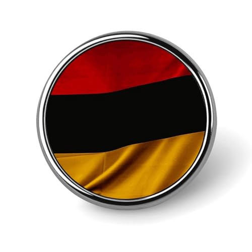 Runde Brosche mit Deutschland-Flagge, leicht, Revers, Krawattennadeln, einzigartiges Geschenk, Metall-Brosche, Abzeichen für Hut, Hemd, Kleidung, Taschen, Dekoration Runde Brosche mit Deutschland-Flagge, leicht, Revers, Krawattennadeln, einzigartiges Geschenk, Metall-Brosche, Abzeichen für Hut, Hemd, Kleidung, Taschen, Dekoration von DWVSFJM